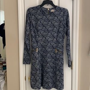 Michael Kors L/S Paisley Dress Size 8P